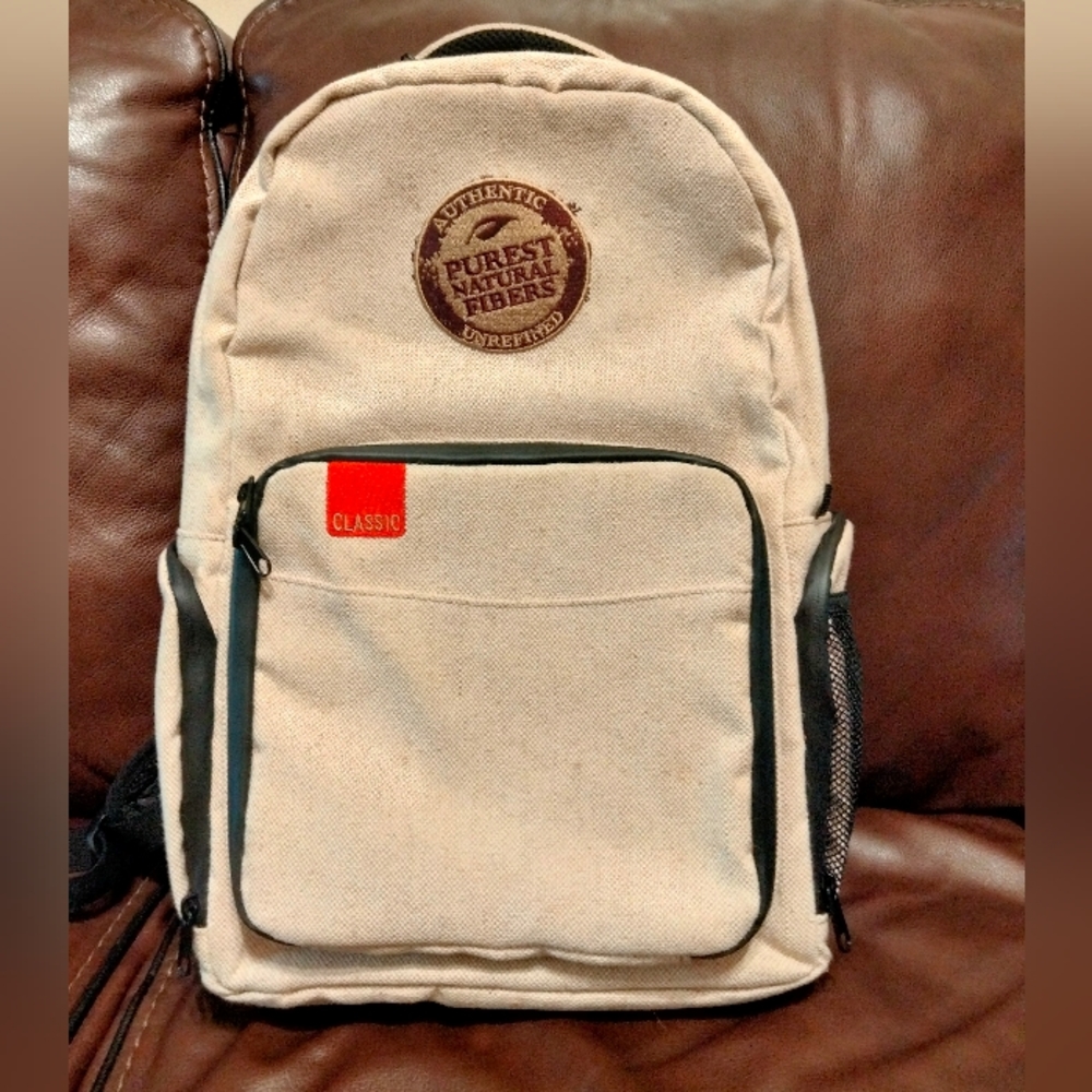Raw X rolling papers Burlap Backpack